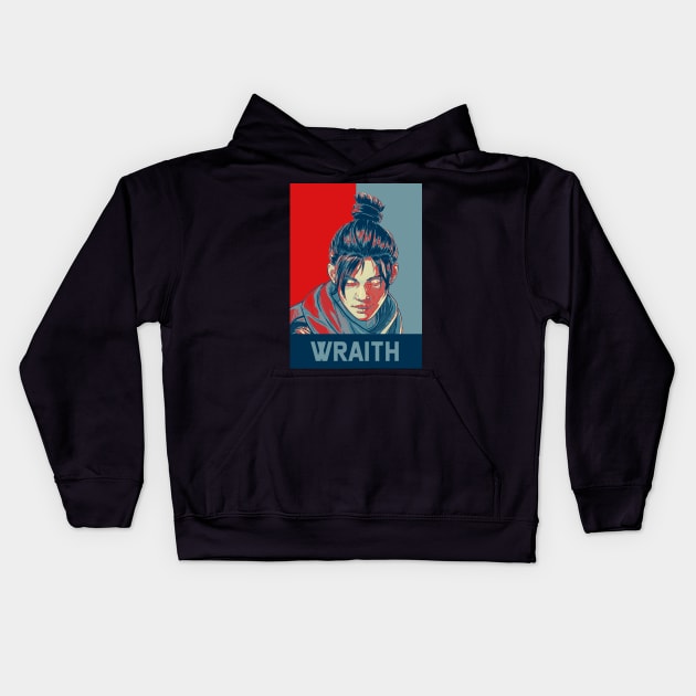 Wraith Apex Legends Kids Hoodie by mrcatguys